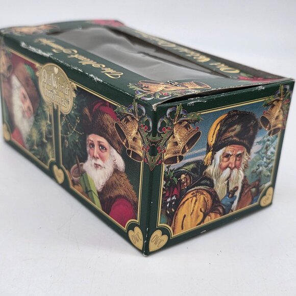 Old World Christmas Blue Seahorse Ornament Glass Blown Hand-Painted Box - Picture 13 of 16